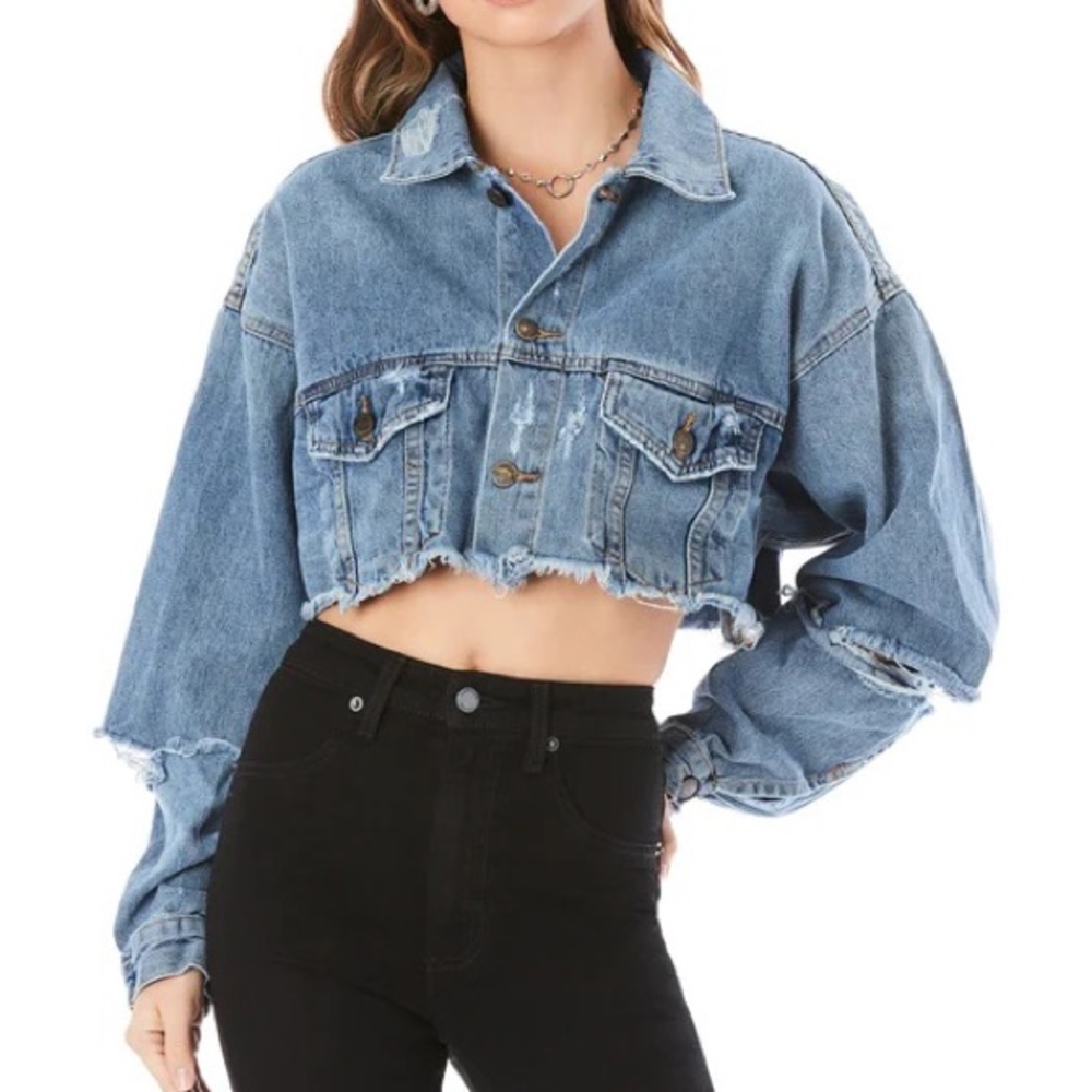 Carmar Audrey Mara cropped denim jacket